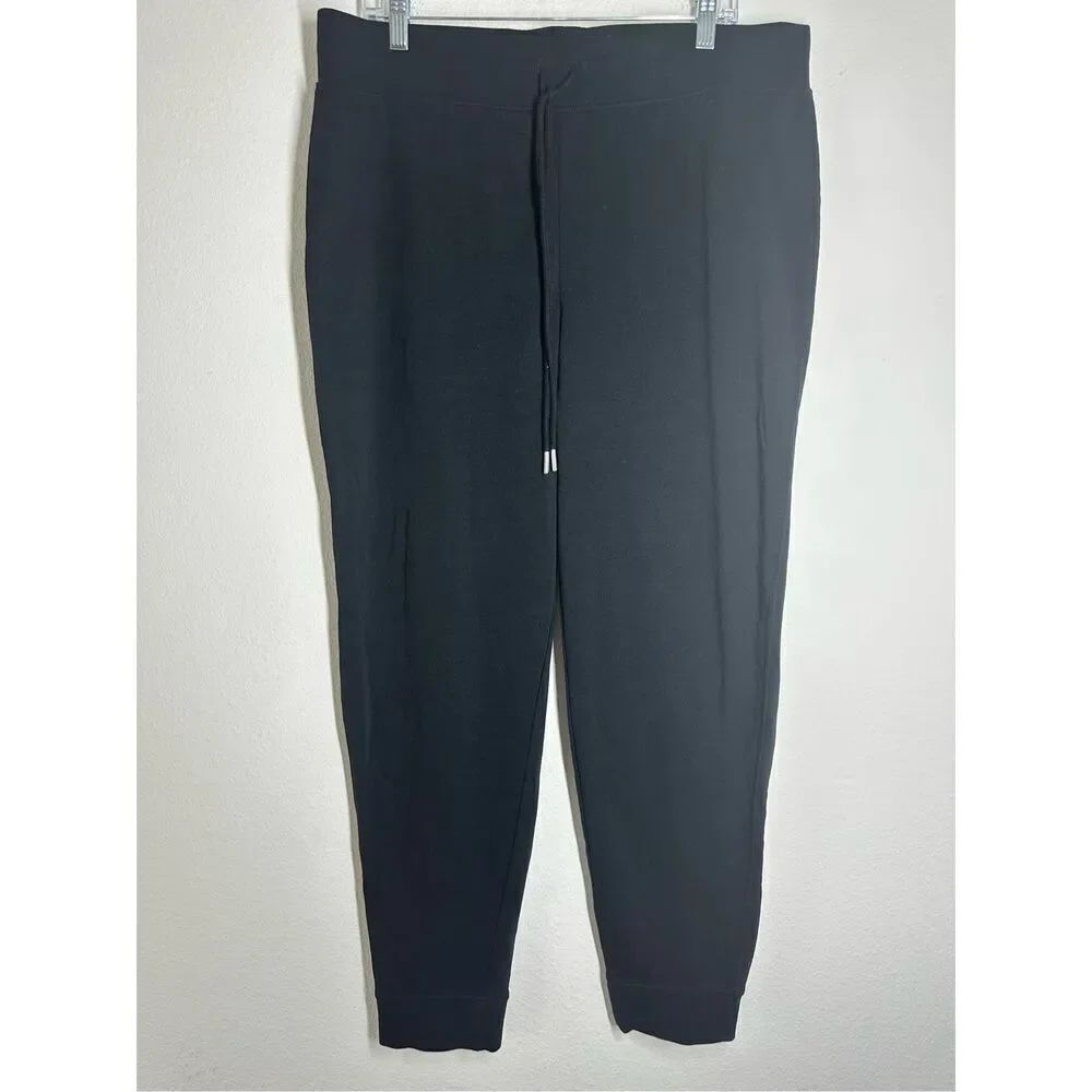 H&M Women’s Cotton Blend Knit Joggers Black Size XL